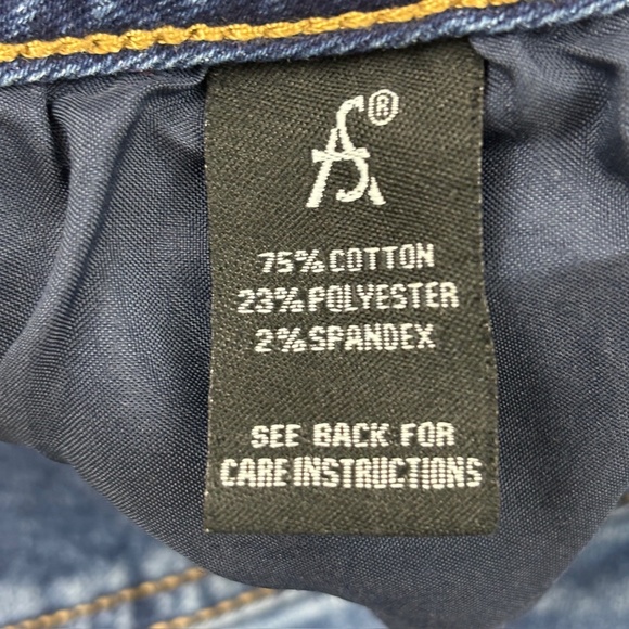 Fearless by Ashley Stewart Skinny Jean Women's size 20 Tall Dark Blue Denim jean - Picture 3 of 4